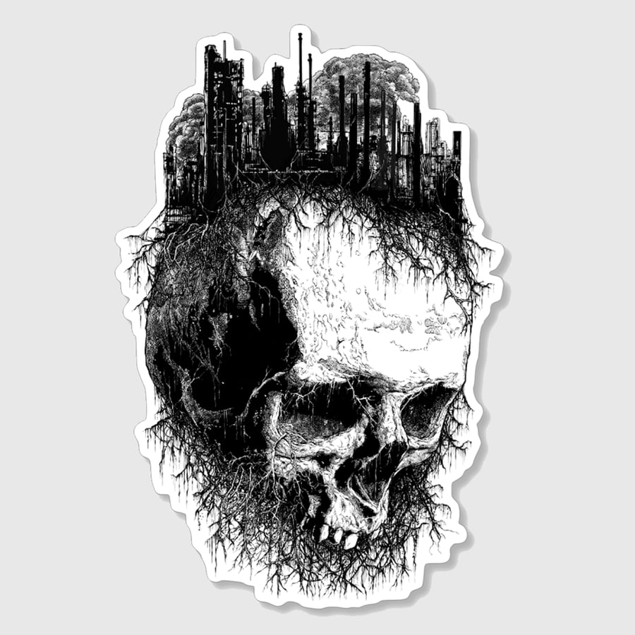 Image of Industrial Waste Die-cut Sticker