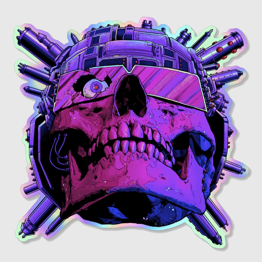 Image of Space Cadet Holographic Die-cut Sticker