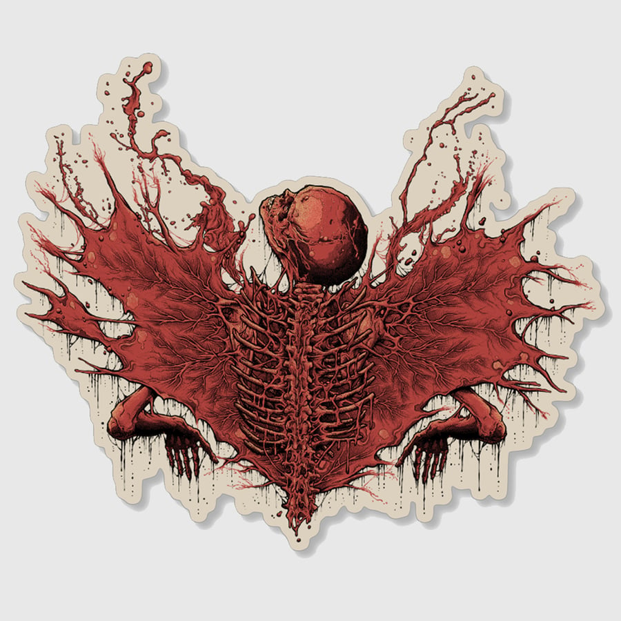 Image of Blood Eagle Die-cut Sticker