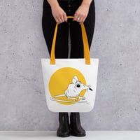 Image 5 of All-Over Print Tote SHREW