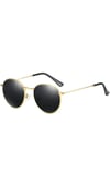 Round Sunglasses Gold & Black
