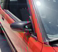 Image 2 of 88-91 Honda CIVIC 3DR Hatch Mirror Adapter Block Off Plate Set FRP A010423