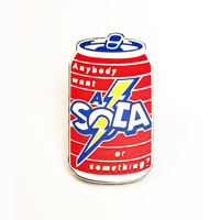 Image 2 of Jurassic Park x DesignerCon x Flavor Brand - Soda Lapel Pin