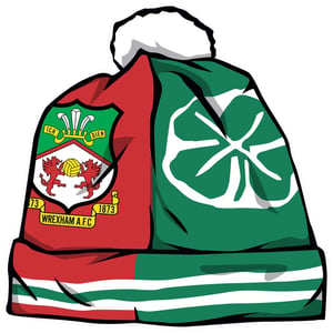 Celtic Wrexham retro badge  in stock now! 