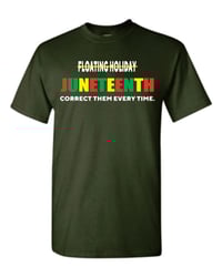 Image 2 of Anti Floating Holiday Pro Juneteenth T-shirt