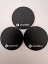 70mm Soundeck DF Black Round 4mm thick 