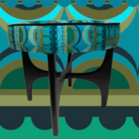 Image 4 of Disc'O' Green G Plan Footstool