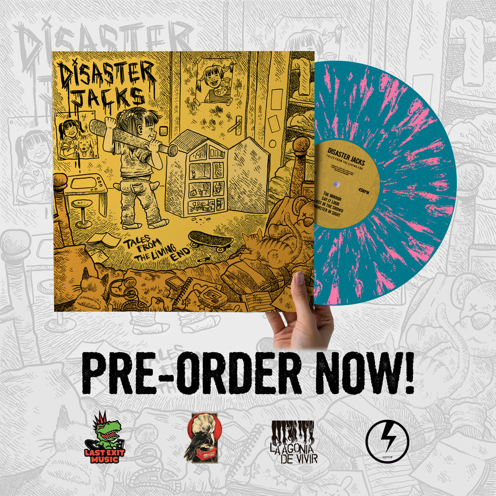 Image of PRE-ORDER NOW! LADV182 - DISASTER JACKS "tales from the living end" 10"