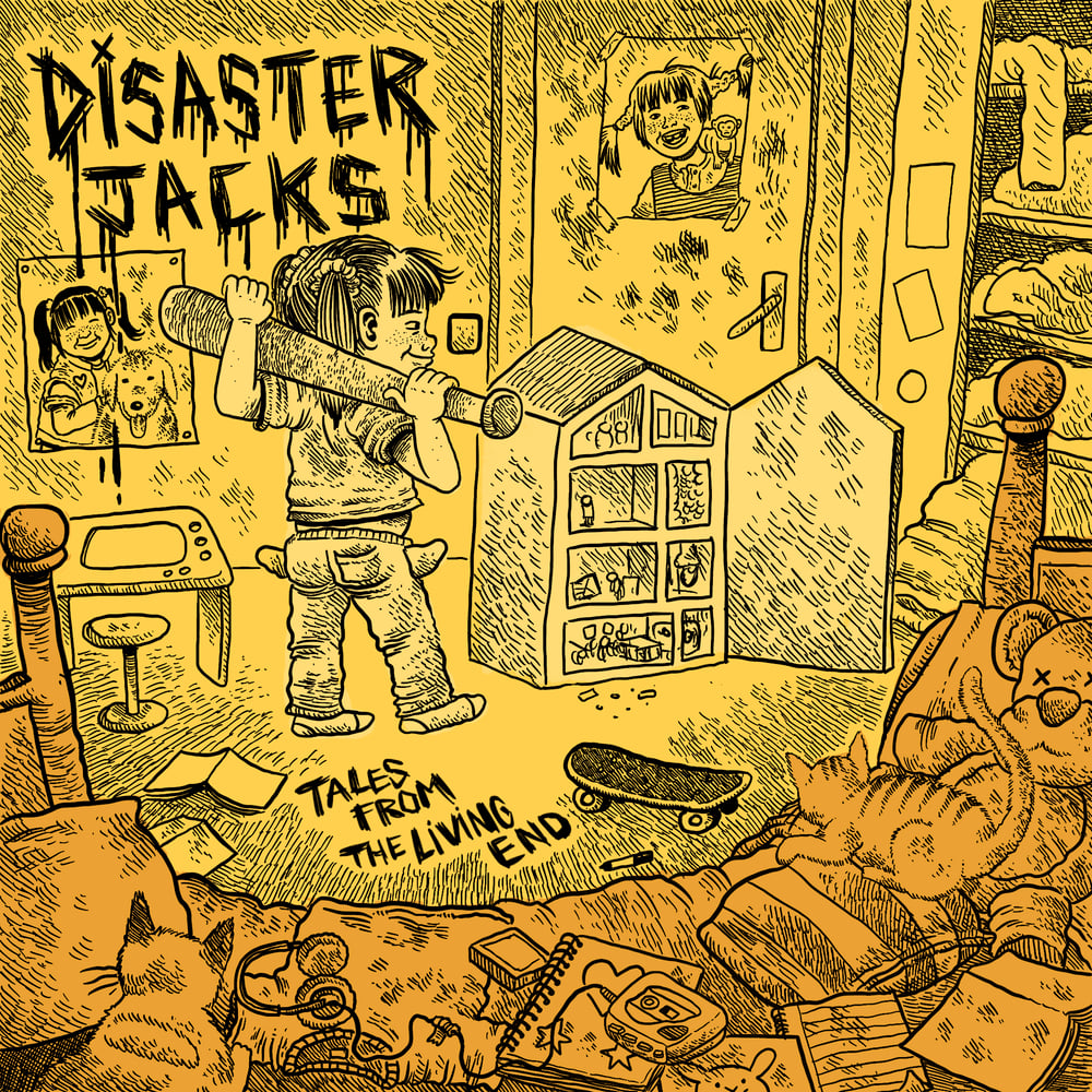 Image of PRE-ORDER NOW! LADV182 - DISASTER JACKS "tales from the living end" 10"