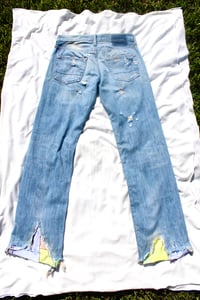 Image of from the bottom to the top denim pants 