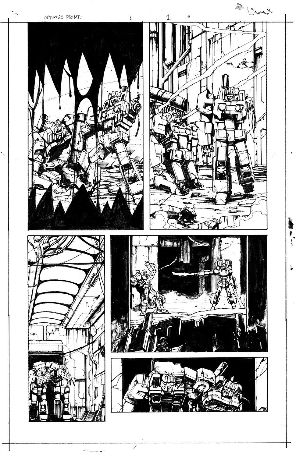 Optimus Prime #6 Page 01