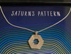 Saturns Pattern 1 inch Pendant