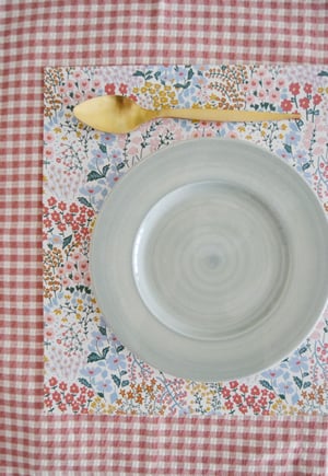 Image of PACK 2 MANTELES - ALARGADOS BELLE ROSA. Antes 15€