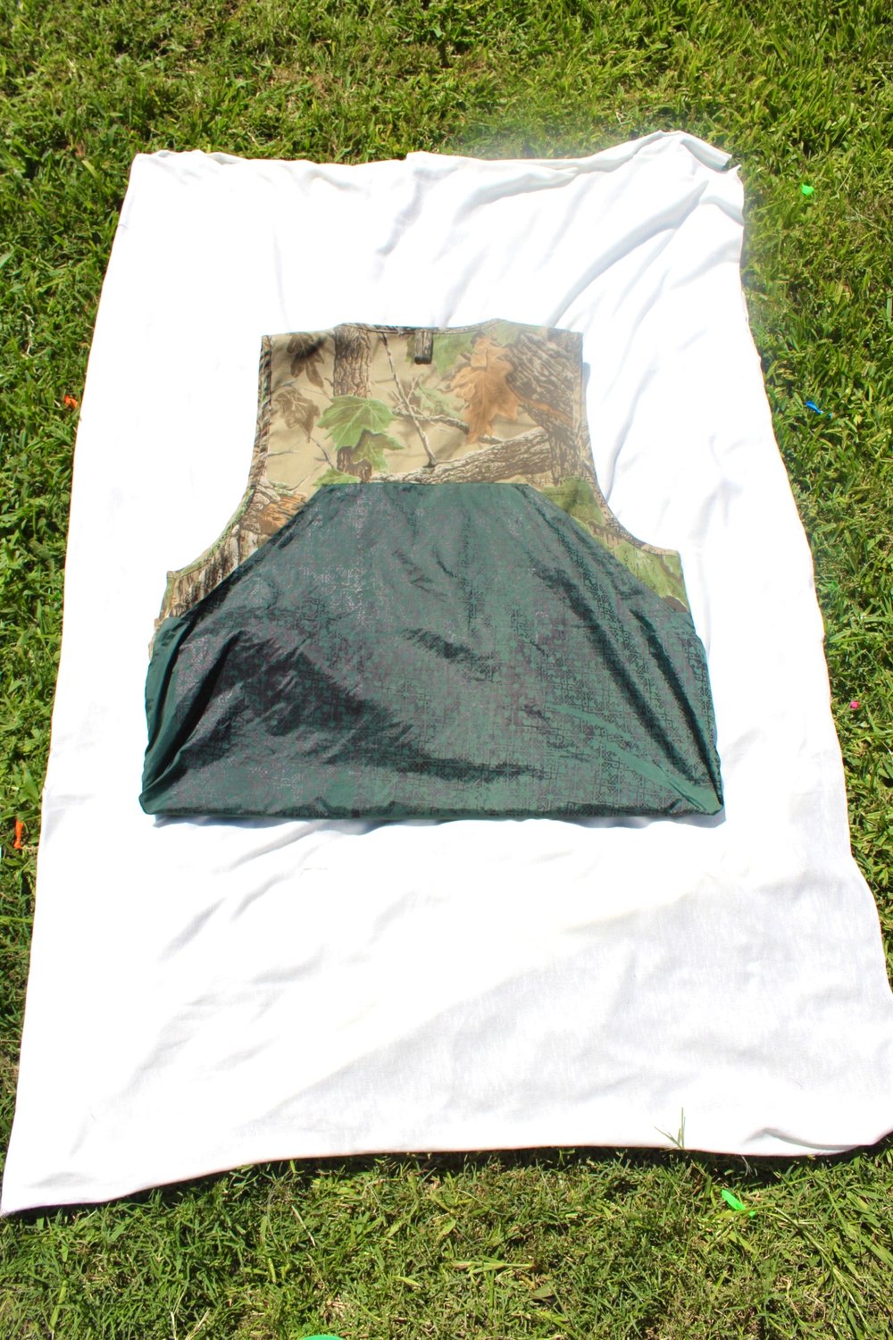 the hide and seek vest in camo