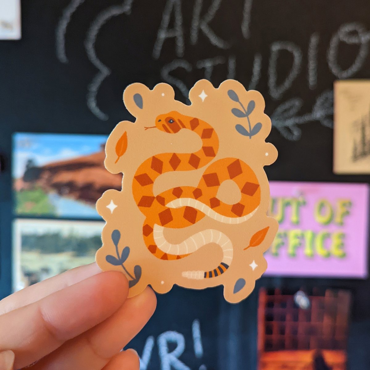 Image of Rattlesnake sticker