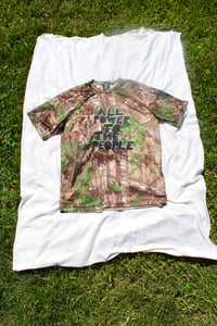 Image of the all power tee in forest camo