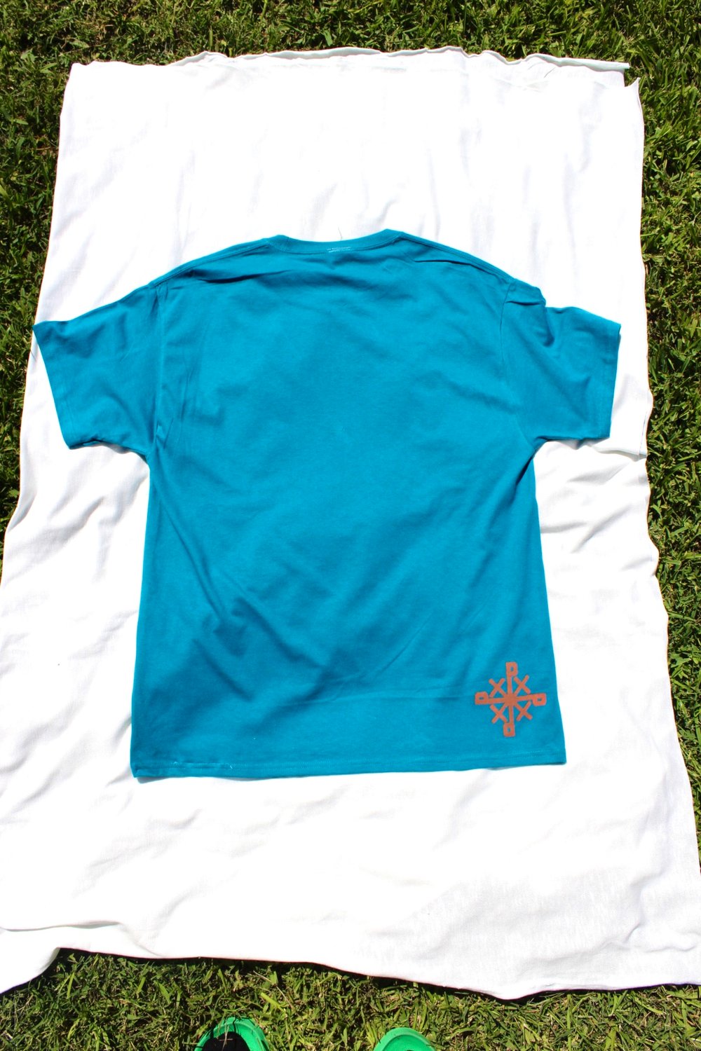 blue something tee in blue