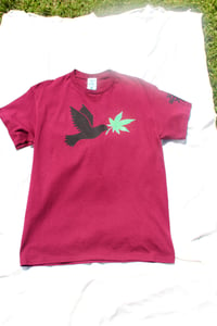 Image of tree over there tee in maroon