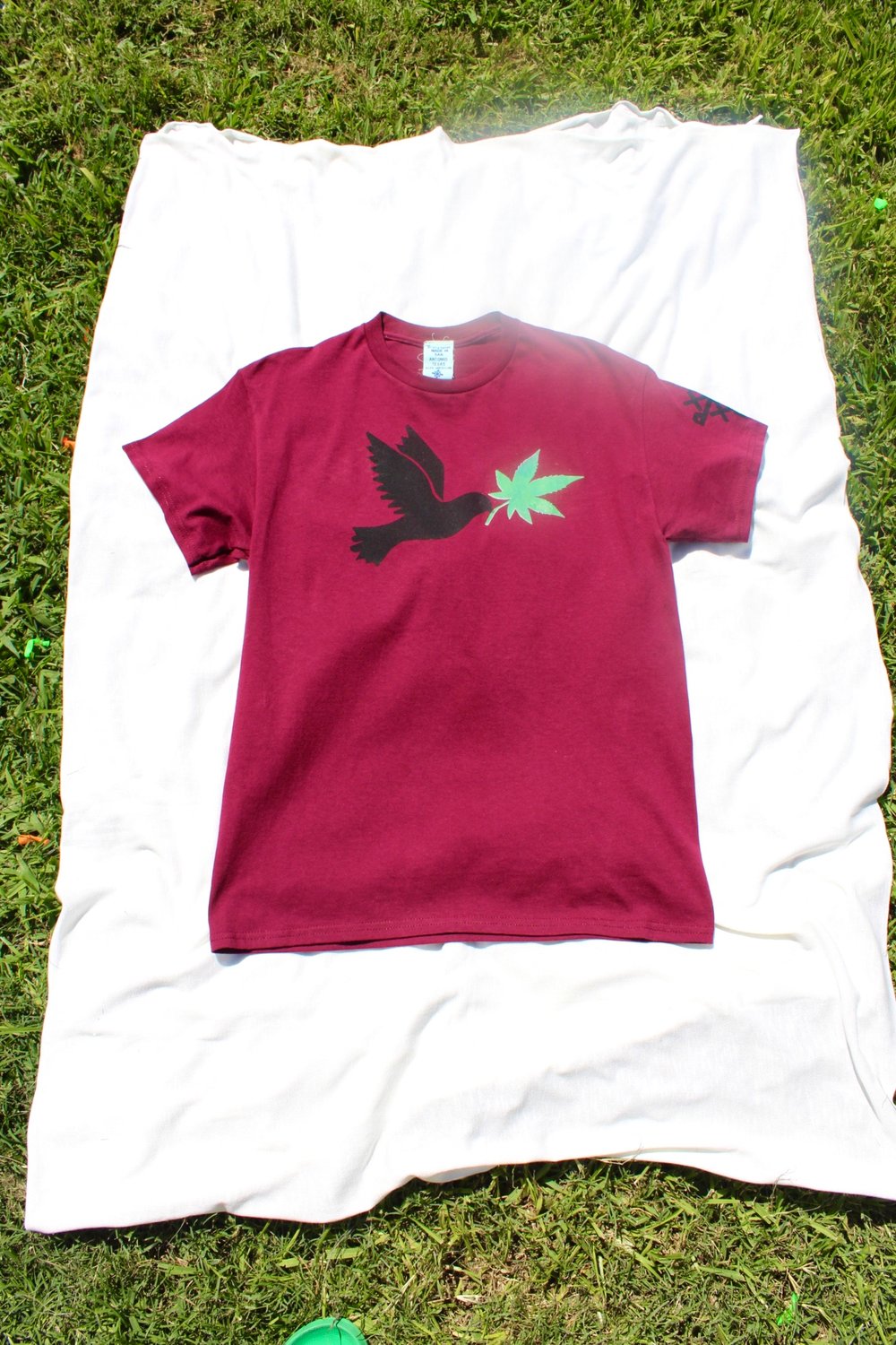 tree over there tee in maroon