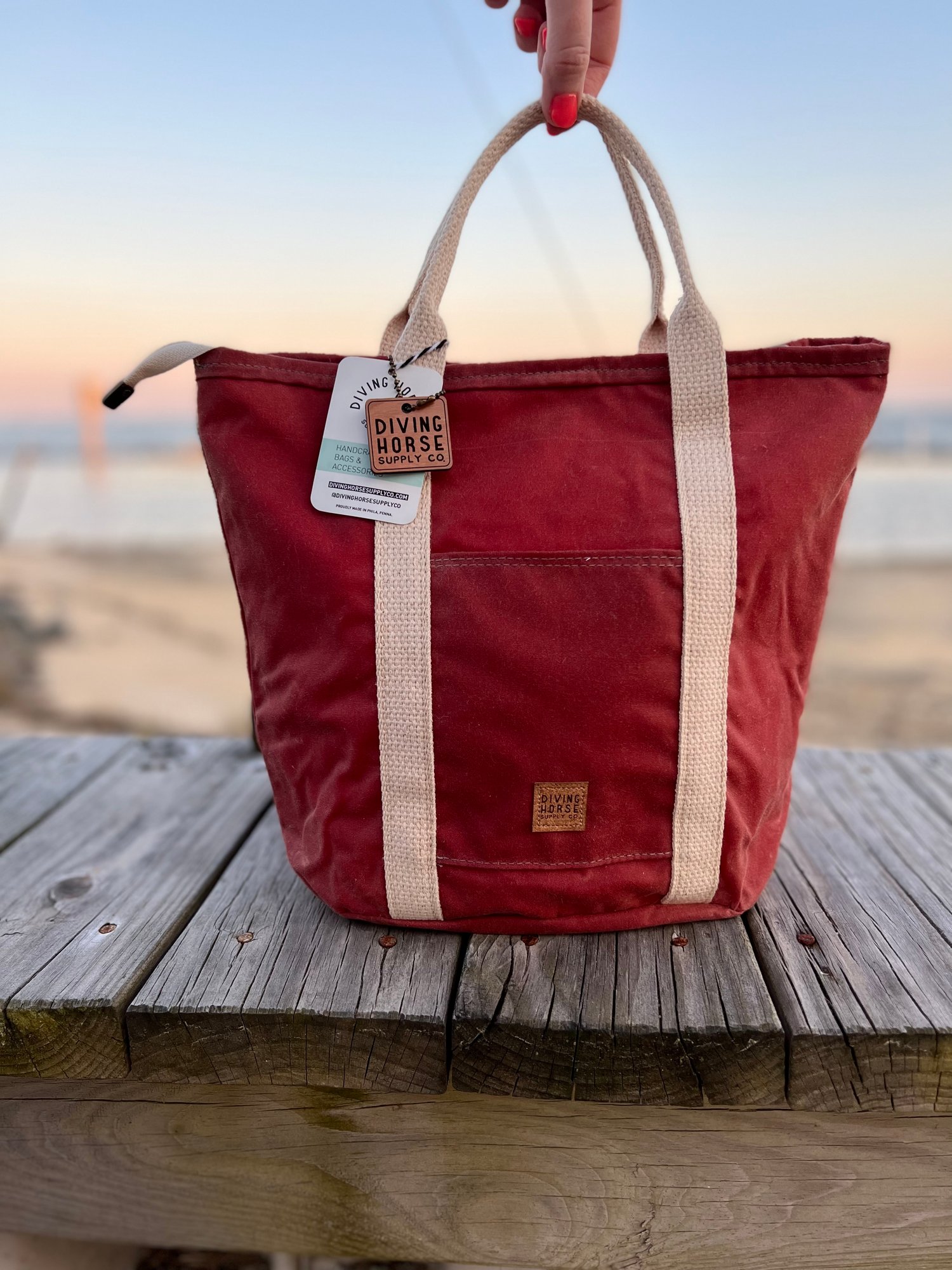 Small Tote - Red