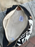 Pendleton wool and waxed canvas crossbody bag/bum bag