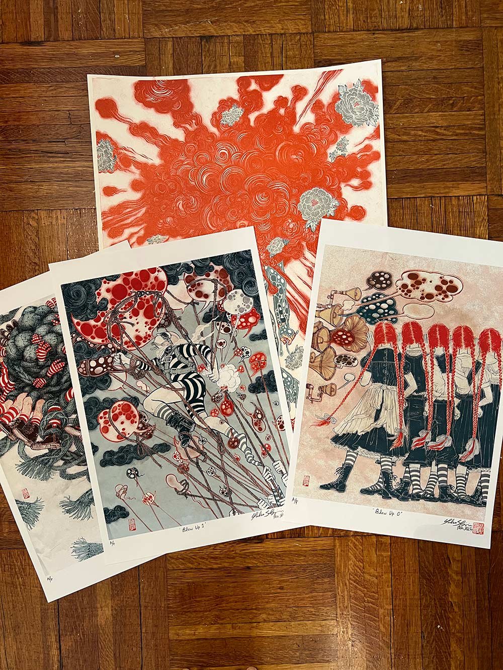 BLOWUP artist print complete set | YUKO SHIMIZU ONLINE STORE