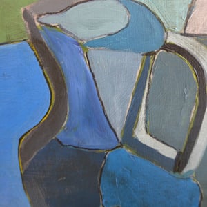 Image of Contemporary Painting, 'Sunday Morning' Marc Taylor