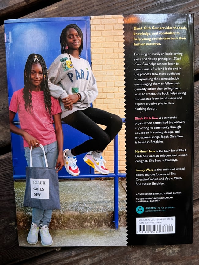 Signed copy Black Girl's Sew the book.