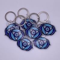 Image 2 of Evil Eye Keychain