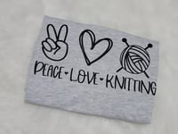 Peace love knit