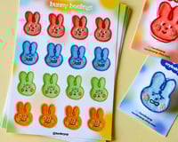 Image 1 of Bunny Beelings Sticker Sheet