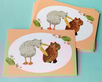 Image 5 of Capybara Chomp! Postcard