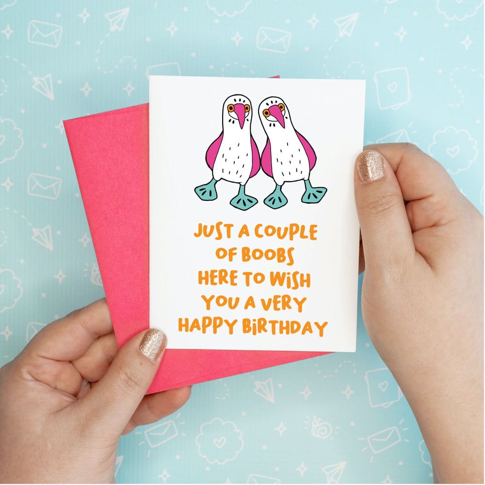 Image of Couple of Boobs Birthday Card