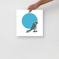 Image 2 of Bird 1 (Blue) - Poster 