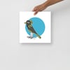 Bird 2 (Blue) - Poster 