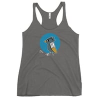 Image 4 of Women's Racerback Bird 3 (Blue)