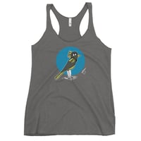 Image 4 of Women's Racerback Bird 2 (Blue)