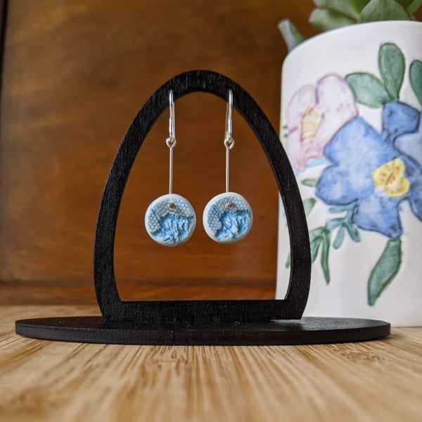 Image of Round Drop Earrings