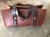 Brown leather tote/tool bag