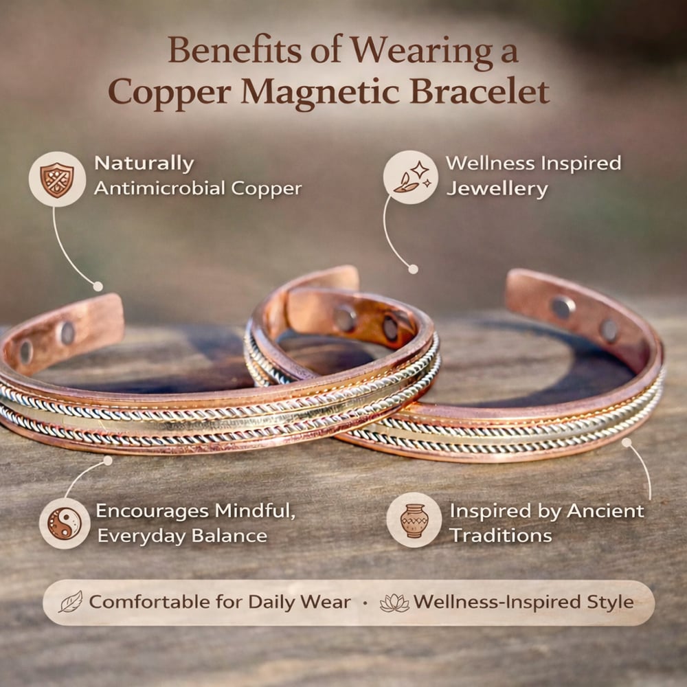 Image of Magnetic Copper Bangle #4