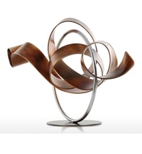 Image 3 of Wiggle Metal Modern Sculpture