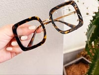 Image 1 of Clear Leopard Glam Frames 