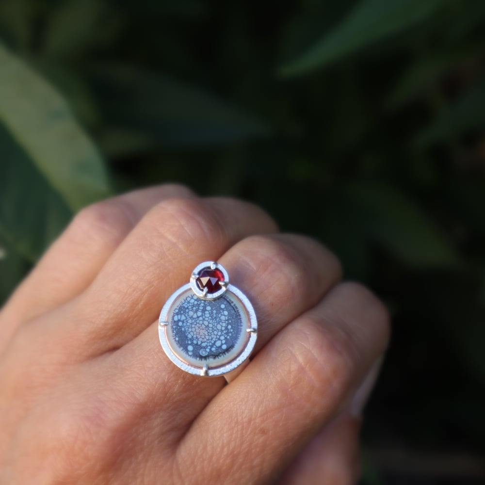 eclipse cosmos ring - one of a kind