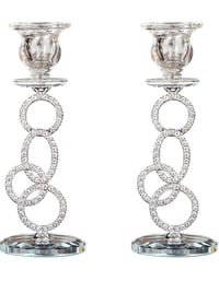 Image 1 of Crystal Taper Candle Holders, Candle Holder