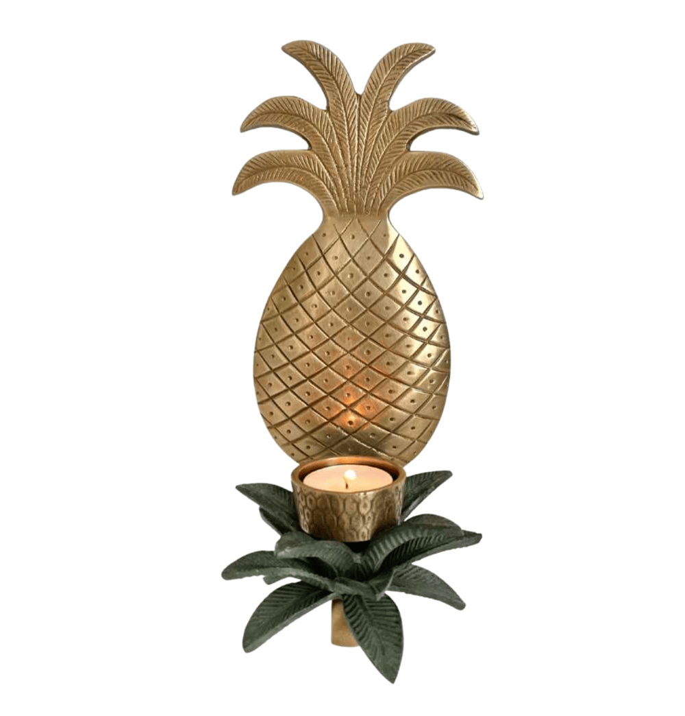 Image of Brass Pineapple Candleholder