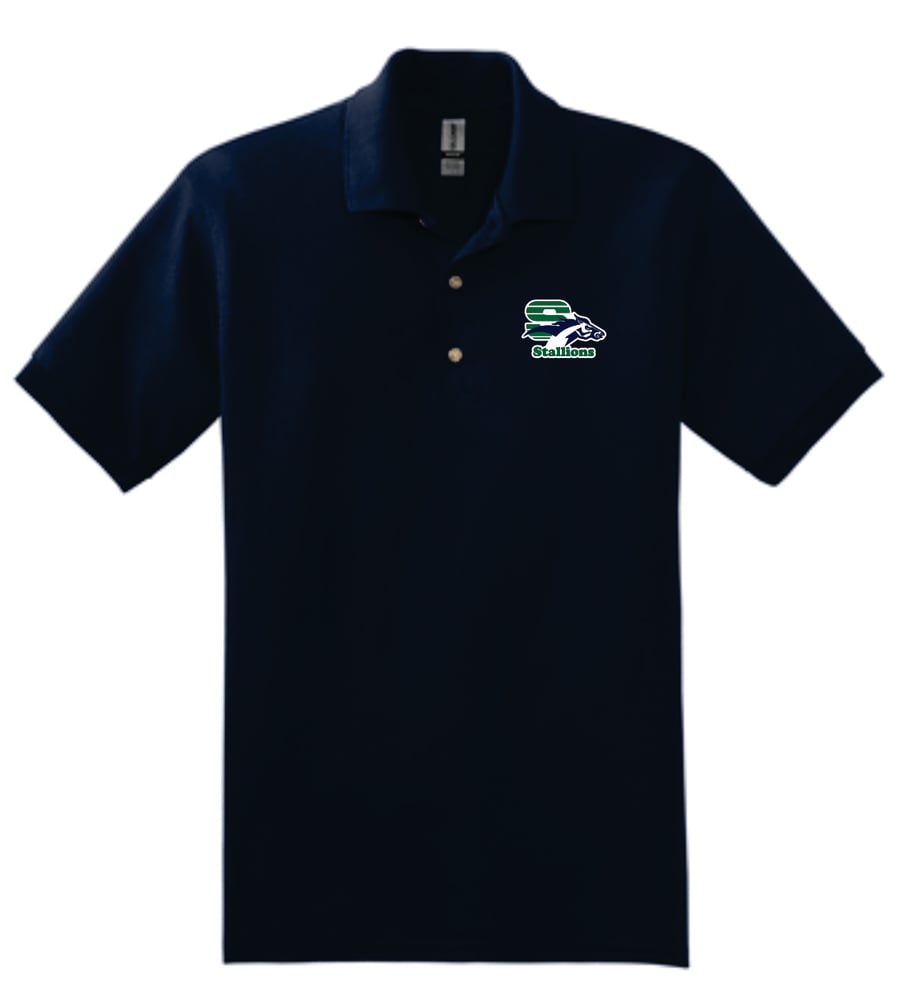 Image of SLIDER NAVY POLO