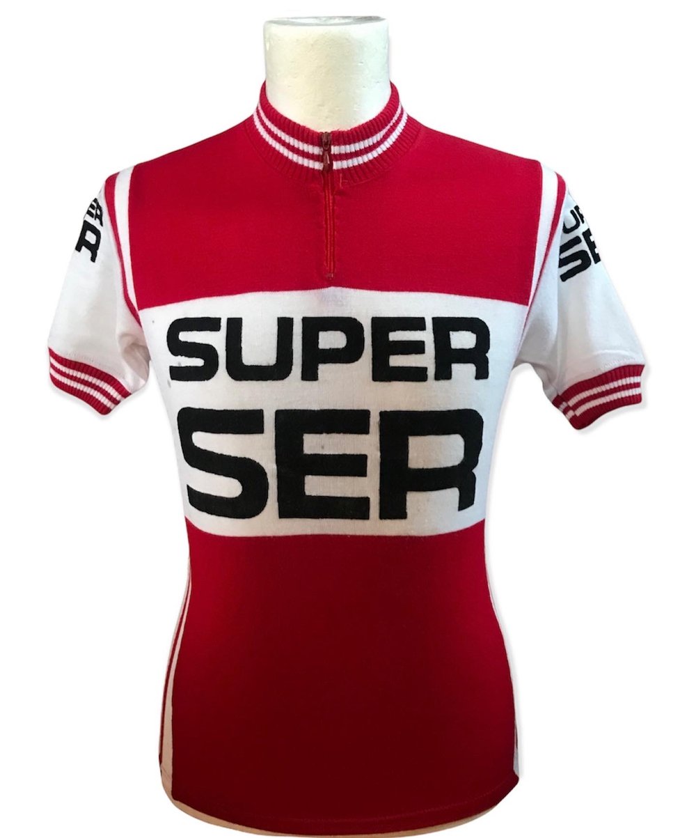 1976-1977 SUPER SER ðŸ‡ªðŸ‡¸ Pro team jersey made by Sport Montmar, SA