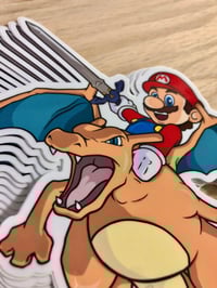 Image 2 of Mario-Zard Sticker