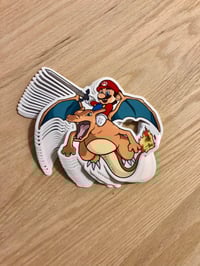 Image 1 of Mario-Zard Sticker