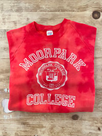 Image 1 of 80s BLEACHED MOORPARK COLLEGE SWEATSHIRT